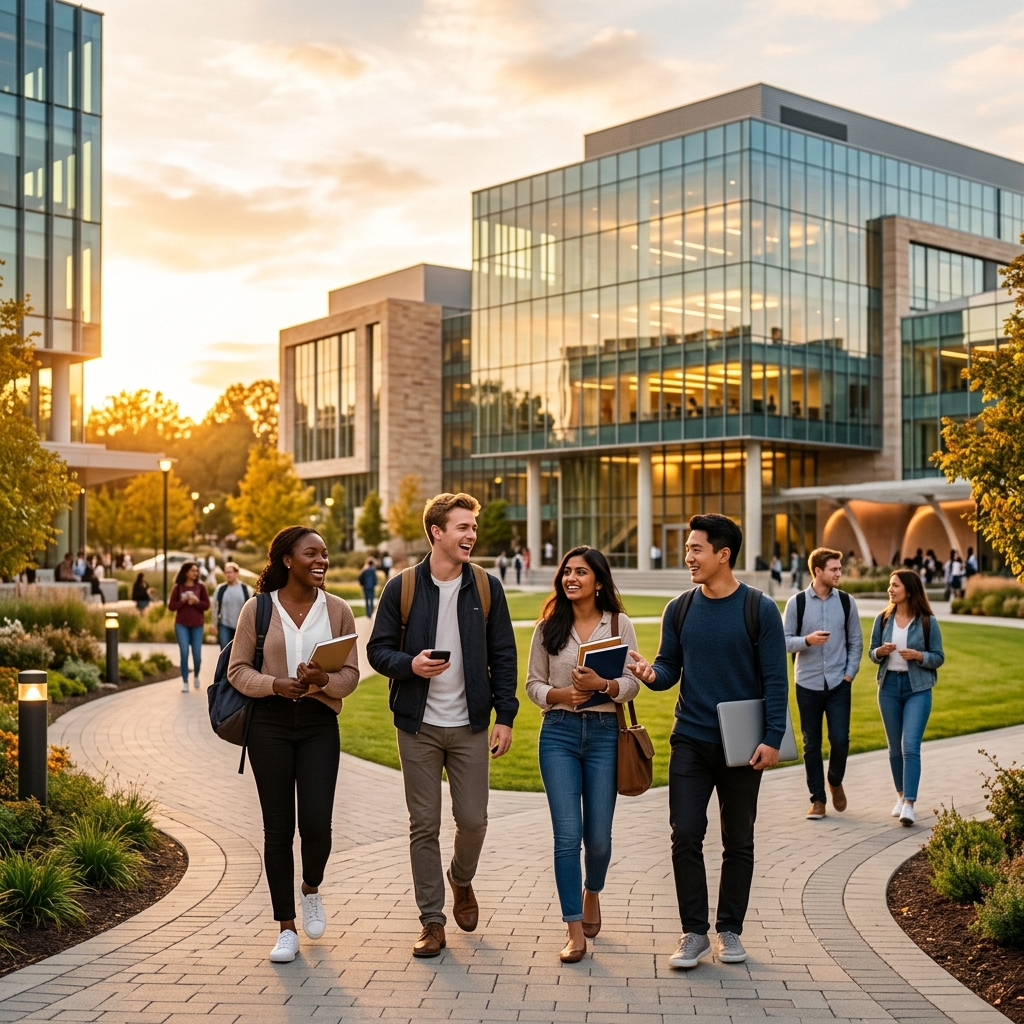 Students on Campus